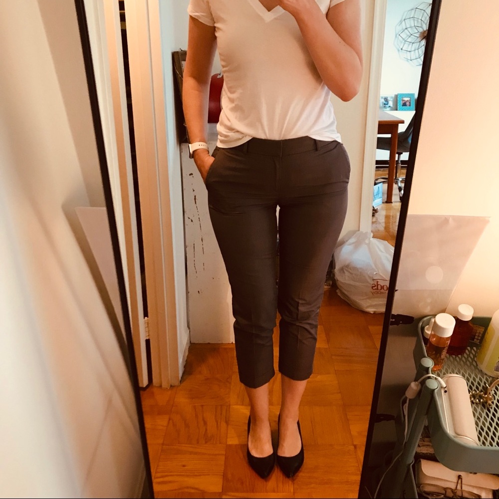 Banana Republic Cropped Martin Fit Trousers